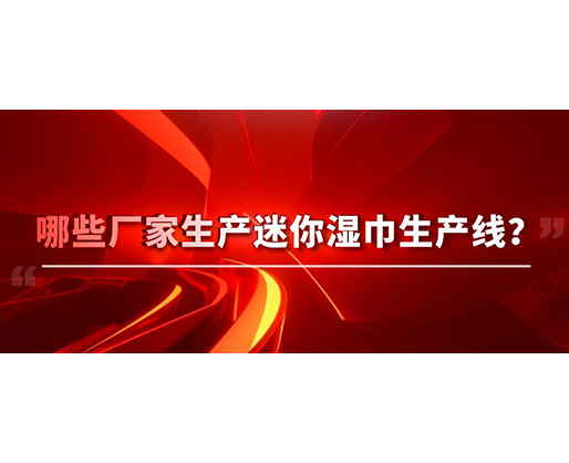 哪些廠家生產迷你濕巾生產線？